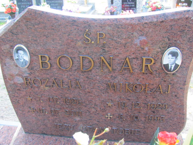 Mikołaj Bodnar 1929 Czarne - Grobonet - Wyszukiwarka osób pochowanych