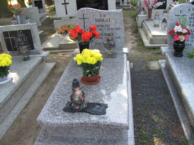 Franciszek Simlat 1948 Czarne - Grobonet - Wyszukiwarka osób pochowanych