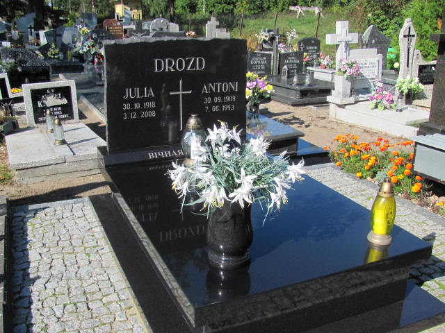 Julia Drozd 1918 Czarne - Grobonet - Wyszukiwarka osób pochowanych
