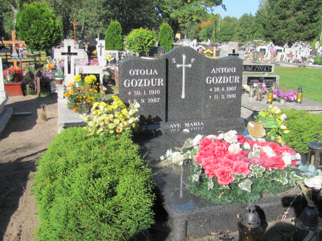 Otolia Gozdur 1910 Czarne - Grobonet - Wyszukiwarka osób pochowanych