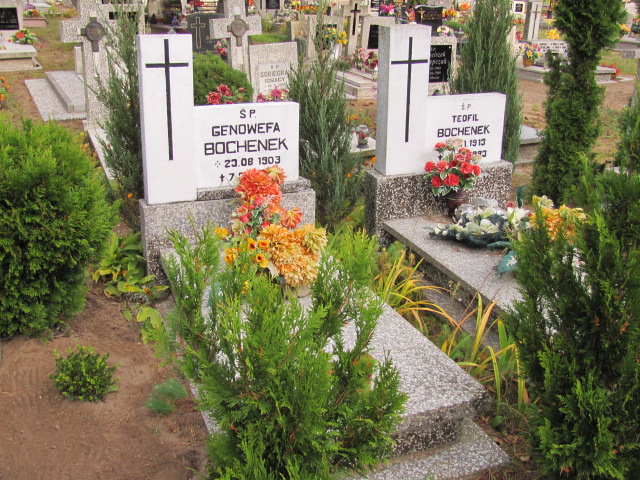 Genowefa Bochenek 1903 Czarne - Grobonet - Wyszukiwarka osób pochowanych