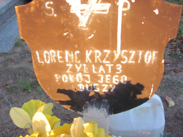 Krzysztof Lorenc Czarne - Grobonet - Wyszukiwarka osób pochowanych