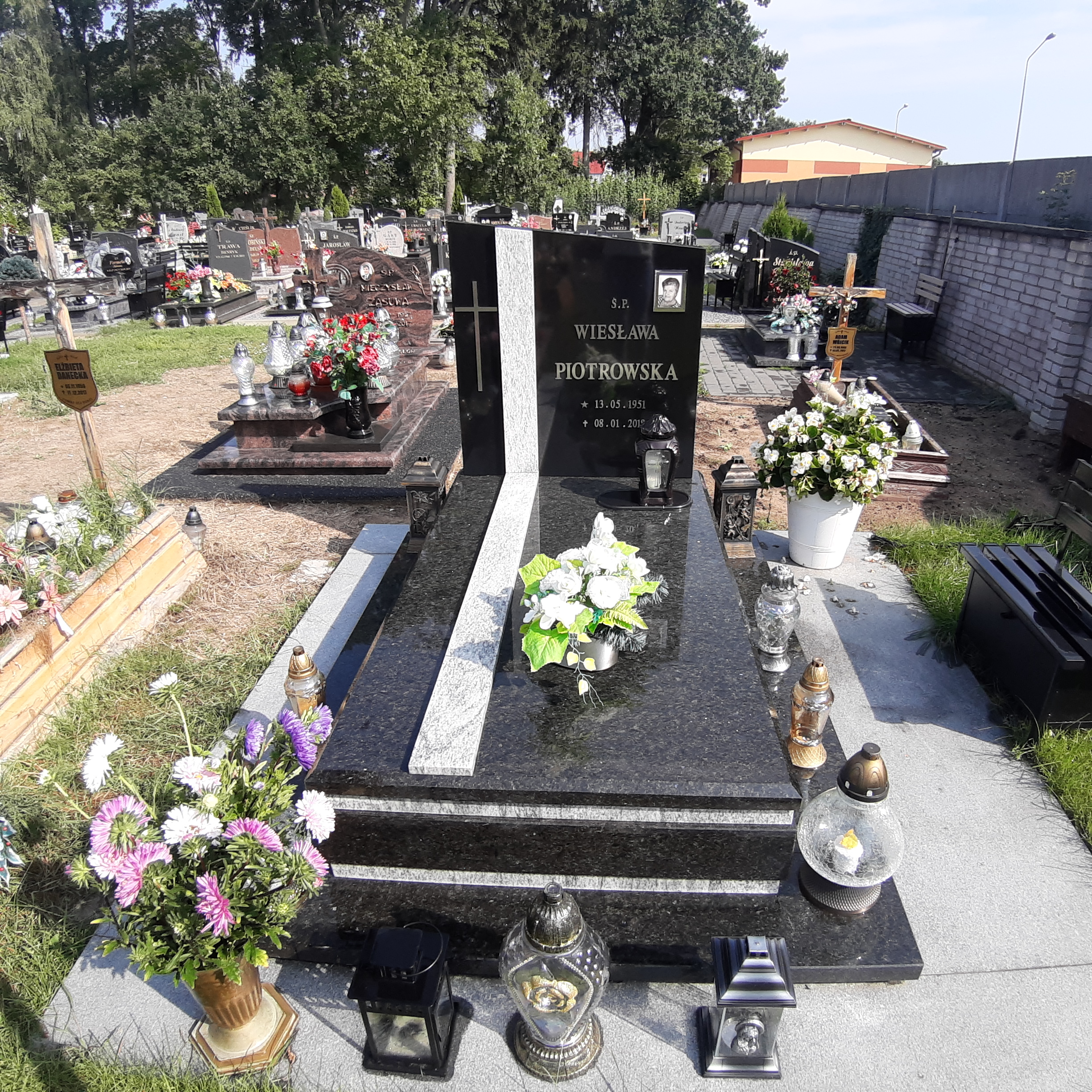 Grób Wiesława Piotrowska