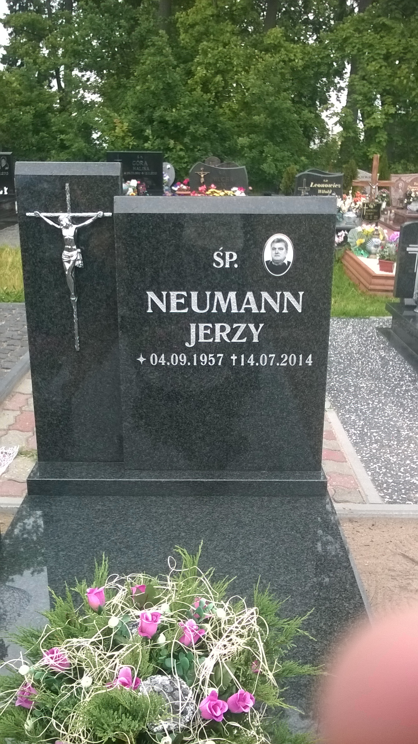 Jerzy Neumann 1957 Czarne - Grobonet - Wyszukiwarka osób pochowanych