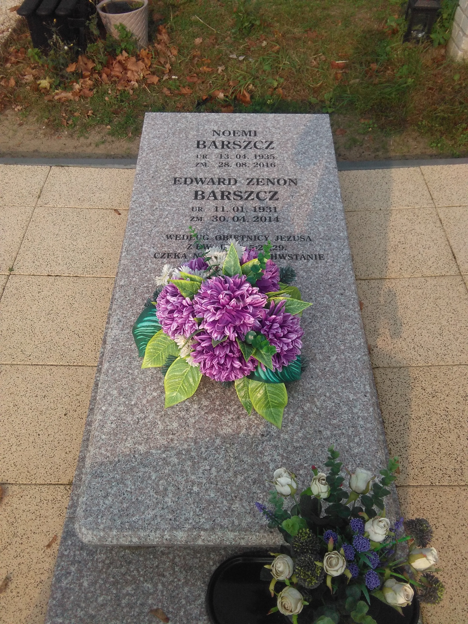 Edward Barszcz 1931 Czarne - Grobonet - Wyszukiwarka osób pochowanych