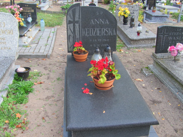 Anna Kędzierska 1914 Czarne - Grobonet - Wyszukiwarka osób pochowanych