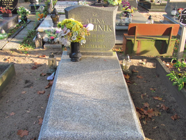 Alina Olejnik 1939 Czarne - Grobonet - Wyszukiwarka osób pochowanych