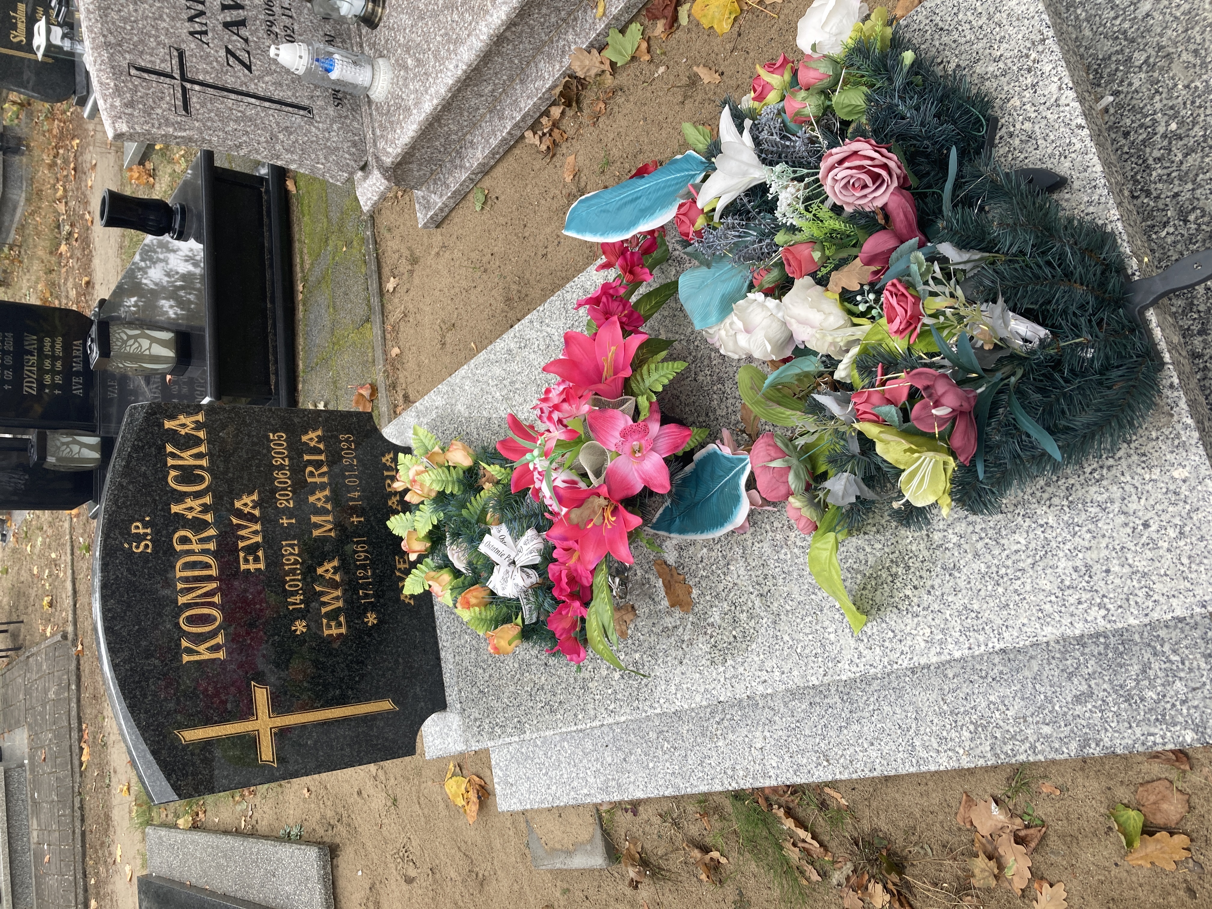 Ewa Kondracka 1961 Czarne - Grobonet - Wyszukiwarka osób pochowanych