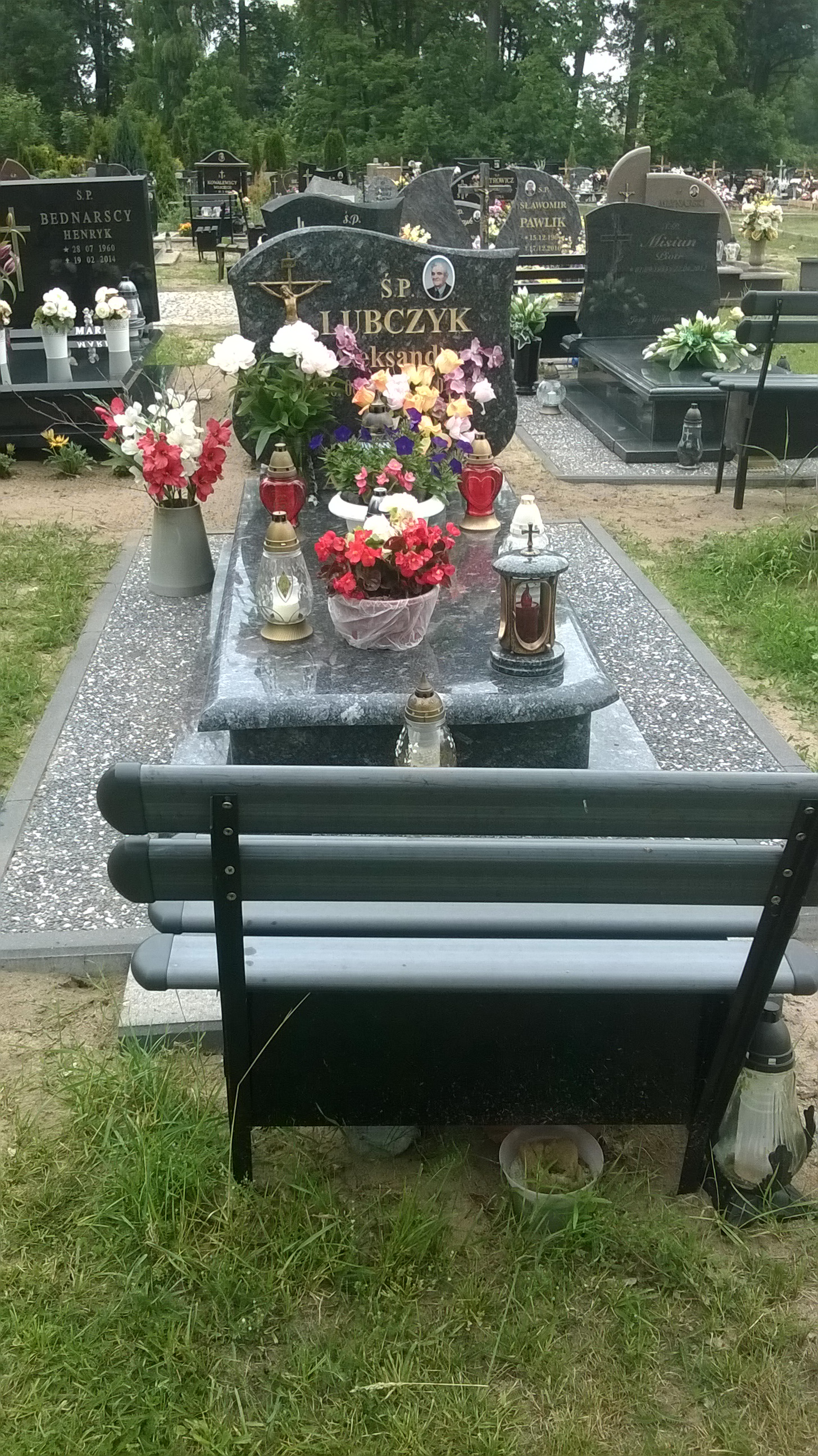 Grób Czesława Lubczyk