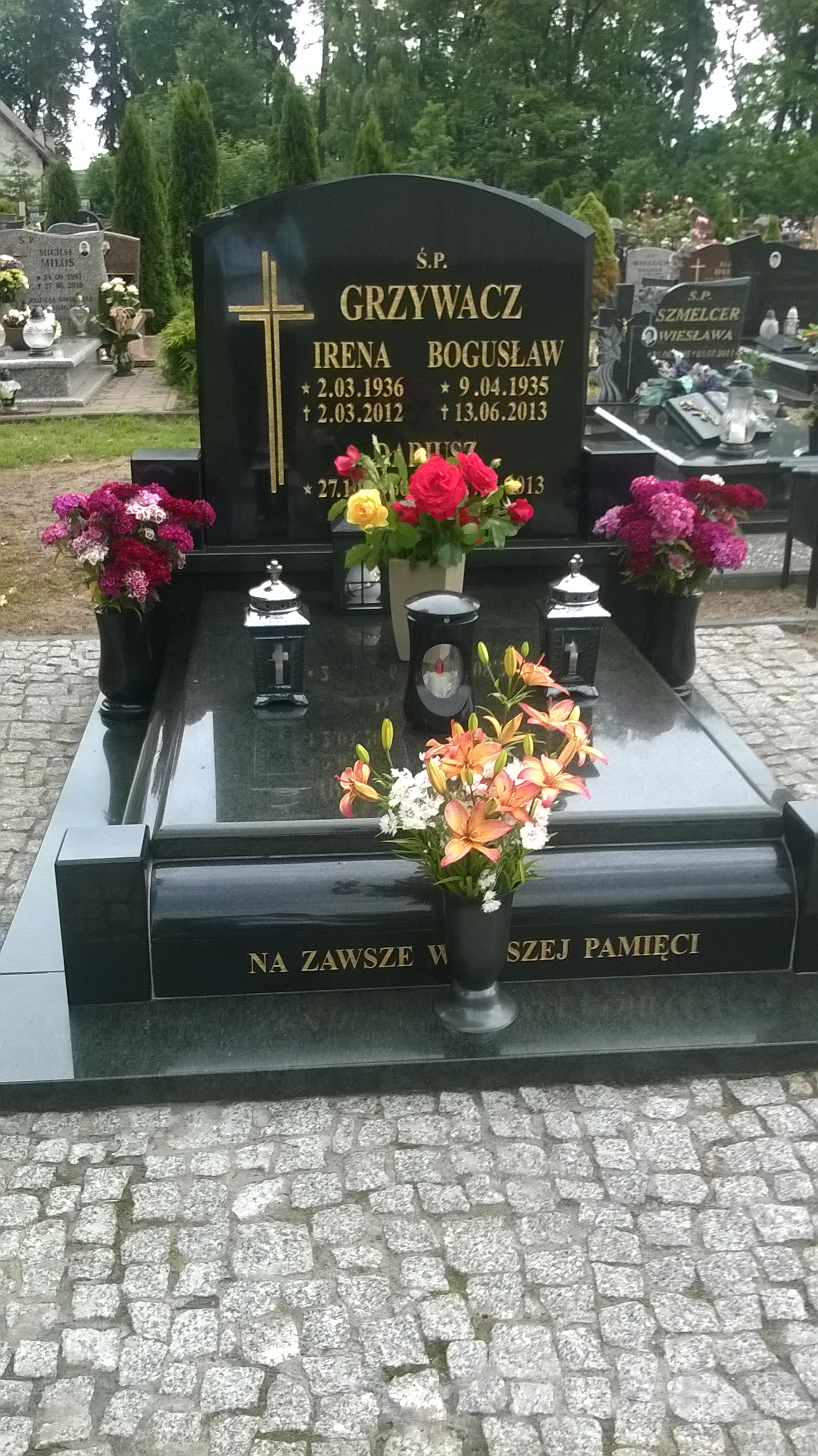 Bogusław Grzywacz  1935 Czarne - Grobonet - Wyszukiwarka osób pochowanych