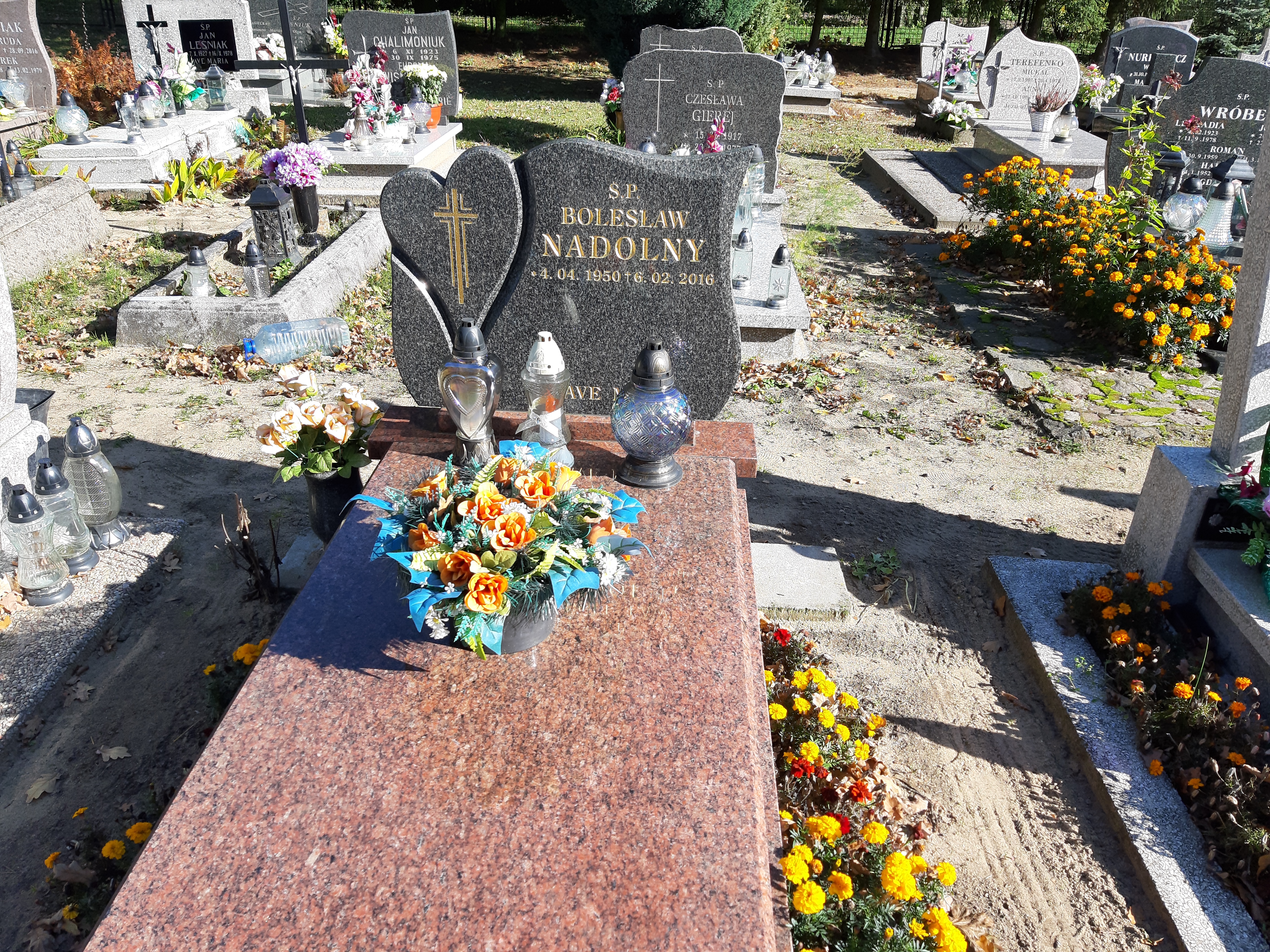 Bolesław Nadolny 1950 Czarne - Grobonet - Wyszukiwarka osób pochowanych